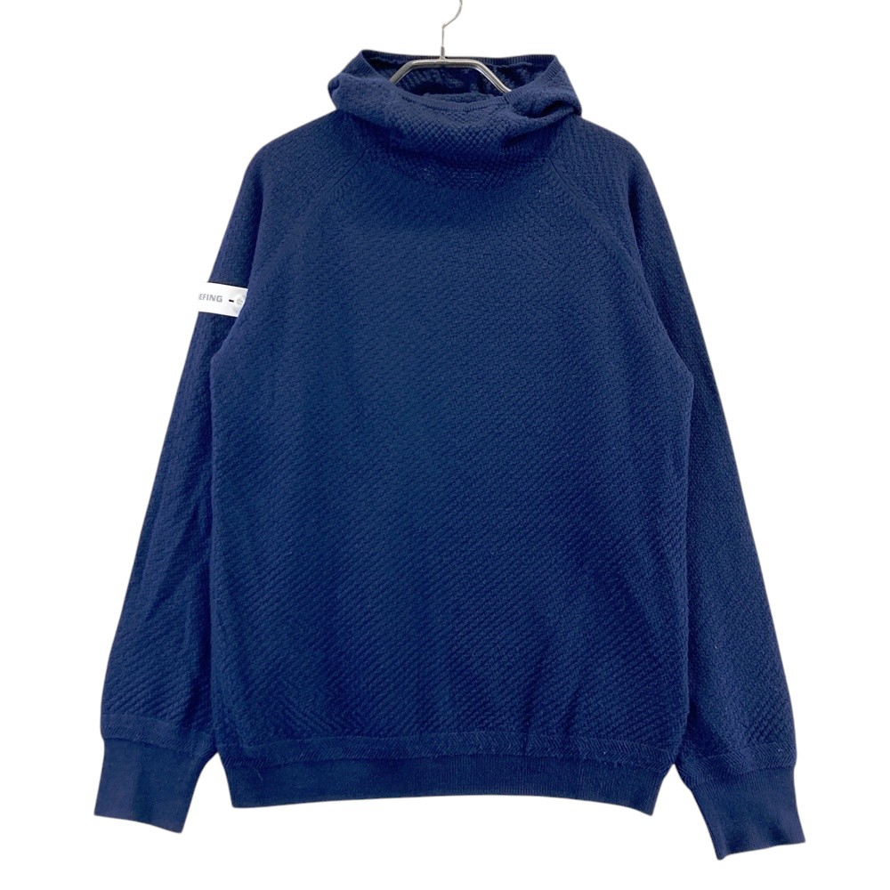 BRIEFING GOLF ブリーフィング  ボンネット付き添い人編み物ティーシャツ  米国海軍系 M 【中古】ゴルフ御召しもの レディース