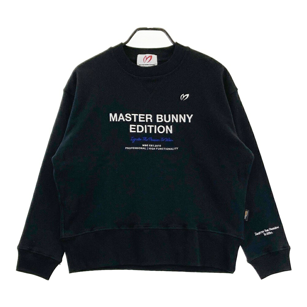 MASTER BUNNY EDITION マスターバニーエディション 2024年真似形 長袖 スウェットトレーナー  黒いこと系 1 【中古】ゴルフ御召しもの レディース