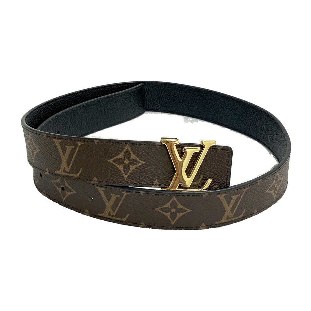 LOUIS VUITTON ルイ ヴィトン M0565/AC3204 サンチュール LVイニシャル ベルト モノグラム ブラウン系 【中古】レディース｜中古ゴルフウェア通販STST