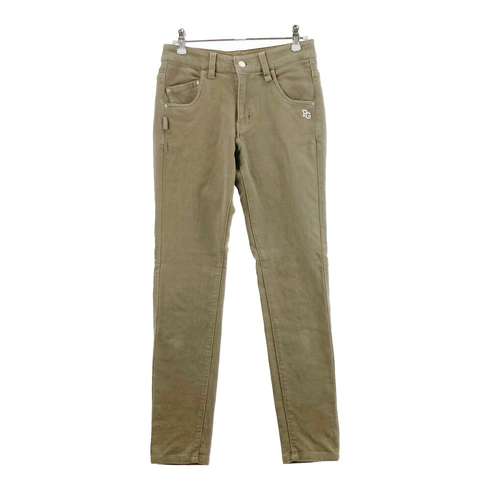 PEARLY GATES パーリーゲイツ ストレッチパンツ カーキ系 00 【中古】ゴルフウェア レディース|中古ゴルフウェア通販STST