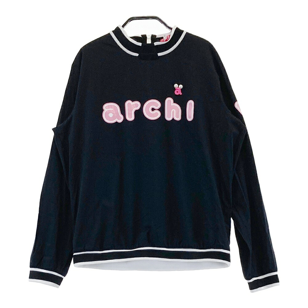 ARCHIVIO アルチビオ 長袖ナイロン 薄手ジャケット ブラック系 40 【中古】ゴルフウェア レディース|中古ゴルフウェア通販STST