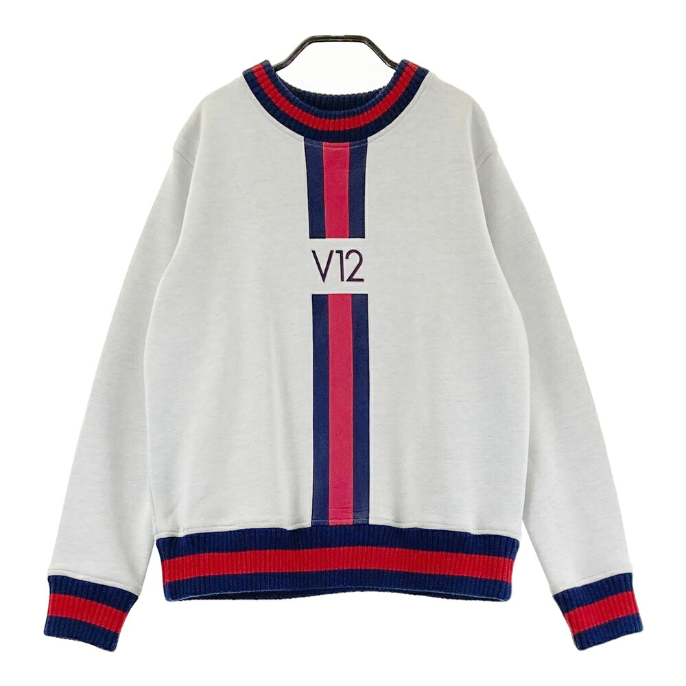 V12 ヴィトゥエルヴ スウェットトレーナー グレー系 1 【中古】ゴルフウェア レディース|中古ゴルフウェア通販STST