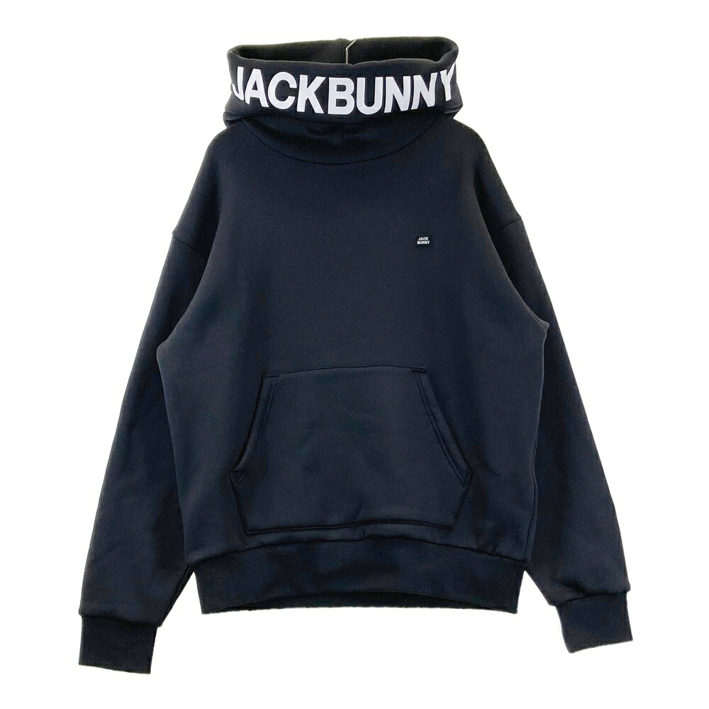 JACK BUNNY ジャックバニー 裏起毛長袖パーカー ブラック系 2 【中古】ゴルフウェア レディース|中古ゴルフウェア通販STST