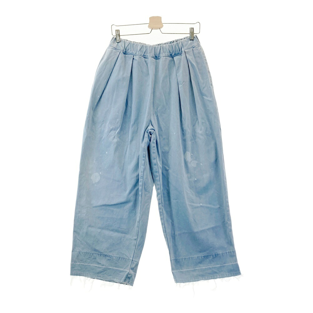 ARTE POVERA アルテポーヴェラ 2タック イージーパンツ 10yearsダメージ加工 ネイビー系 S 【中古】レディース|中古ゴルフウェア通販STST
