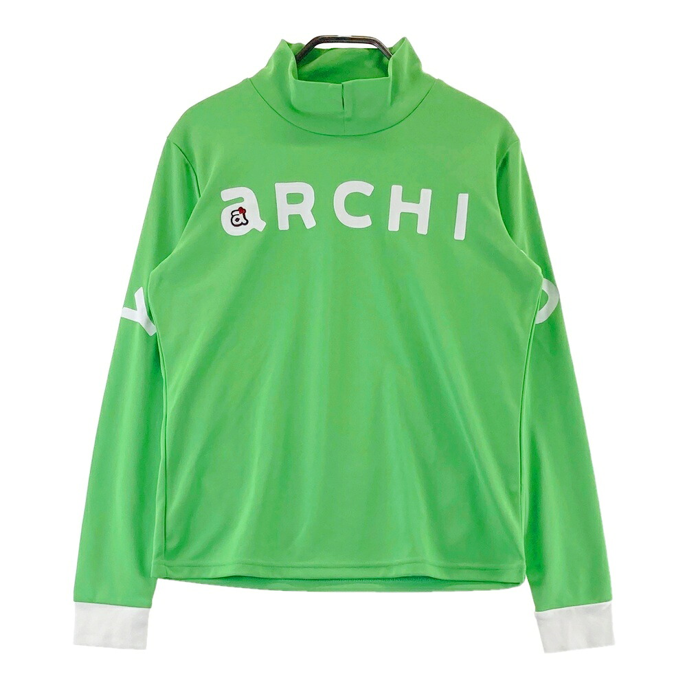 ARCHIVIO アルチビオ ハイネック 長袖Tシャツ グリーン系 38 【中古】ゴルフウェア レディース｜中古ゴルフウェア通販STST