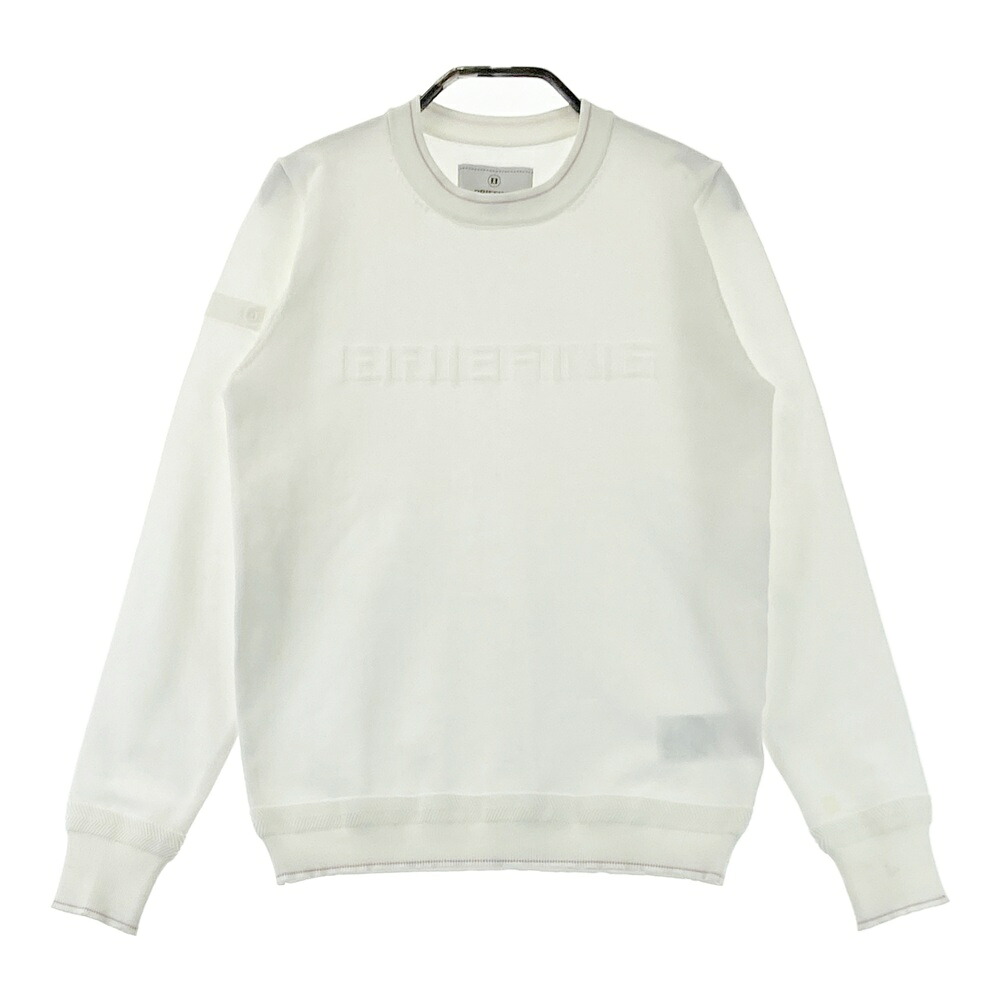 BRIEFING GOLF ブリーフィング ニットセーター ホワイト系 XS 【中古】ゴルフウェア レディース|中古ゴルフウェア通販STST