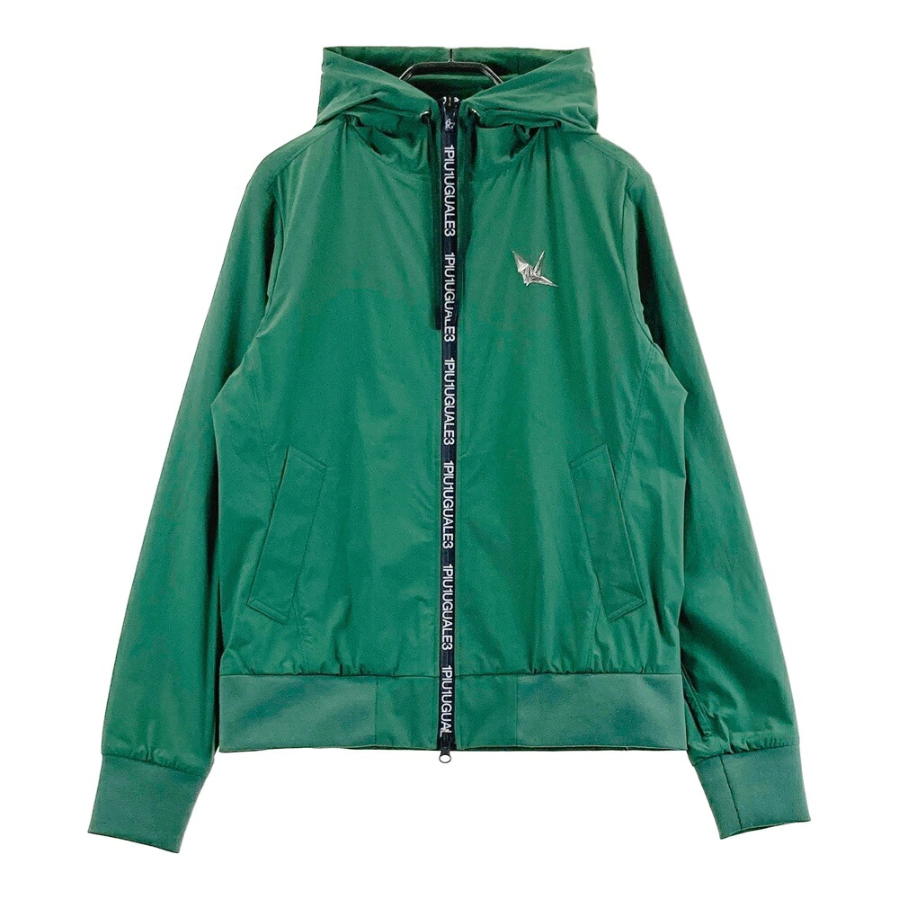 1PIU1UGUALE3 GOLF GSB064 ナイロン ジップパーカー カーキ系 2 【中古】ゴルフウェア レディース|中古ゴルフウェア通販STST