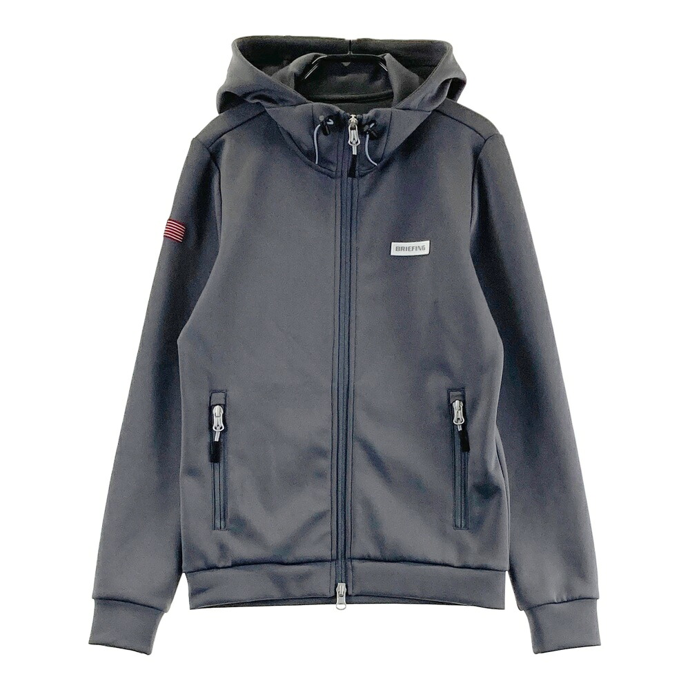 BRIEFING GOLF ブリーフィング 長袖ジップパーカー グレー系 XS 【中古】ゴルフウェア レディース｜中古ゴルフウェア通販STST