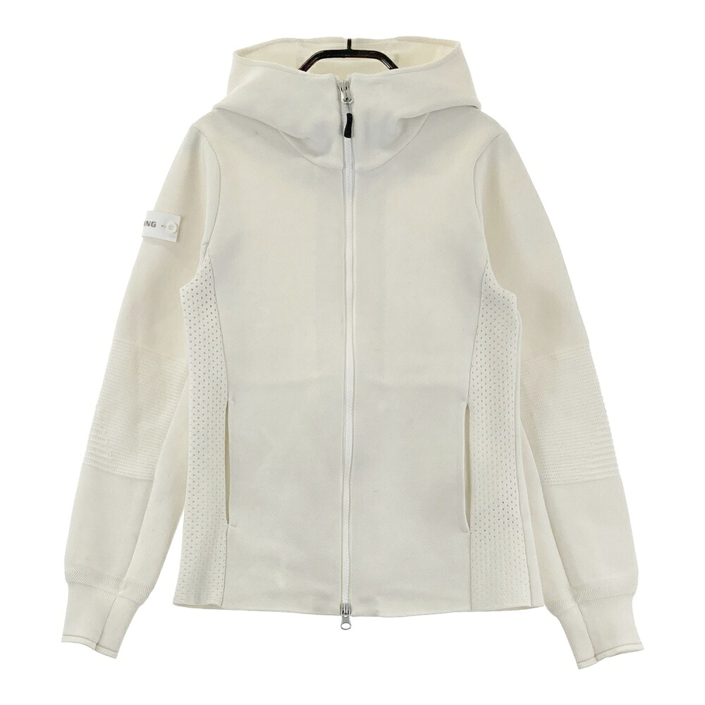 BRIEFING GOLF ブリーフィング BRG223W23 ジップ ニットジャケット ホワイト系 XS 【中古】ゴルフウェア レディース｜中古ゴルフウェア通販STST