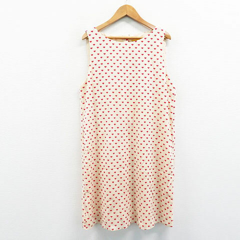 アンド オリビア Alice アリス アリス ハート柄 ワンピース レディース 中古ゴルフウェア通販stst S 3980円 税込み 以上で送料無料 バックフリル Olivia バックフリル ベージュ系 S 中古