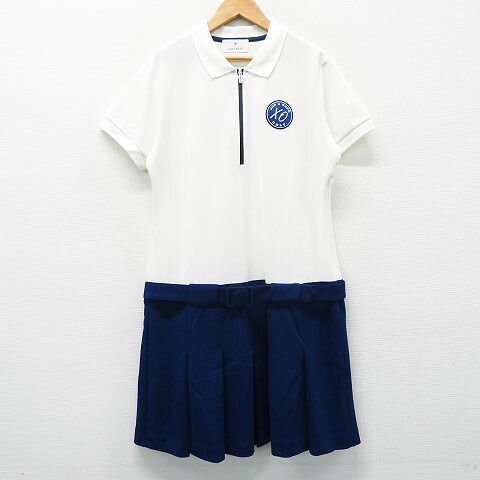 新品本物 Jun Rope ジュン アンド ロペ ハーフジップ 半袖 ワンピース ワッペン ホワイト系 L 中古 ゴルフウェア レディース 中古 ゴルフウェア通販stst 安い Greentas Jp