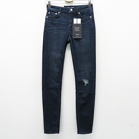 BLK DNM ブラックデニム 599-5242004 デニムパンツ ネイビー系 25 【中古】レディース