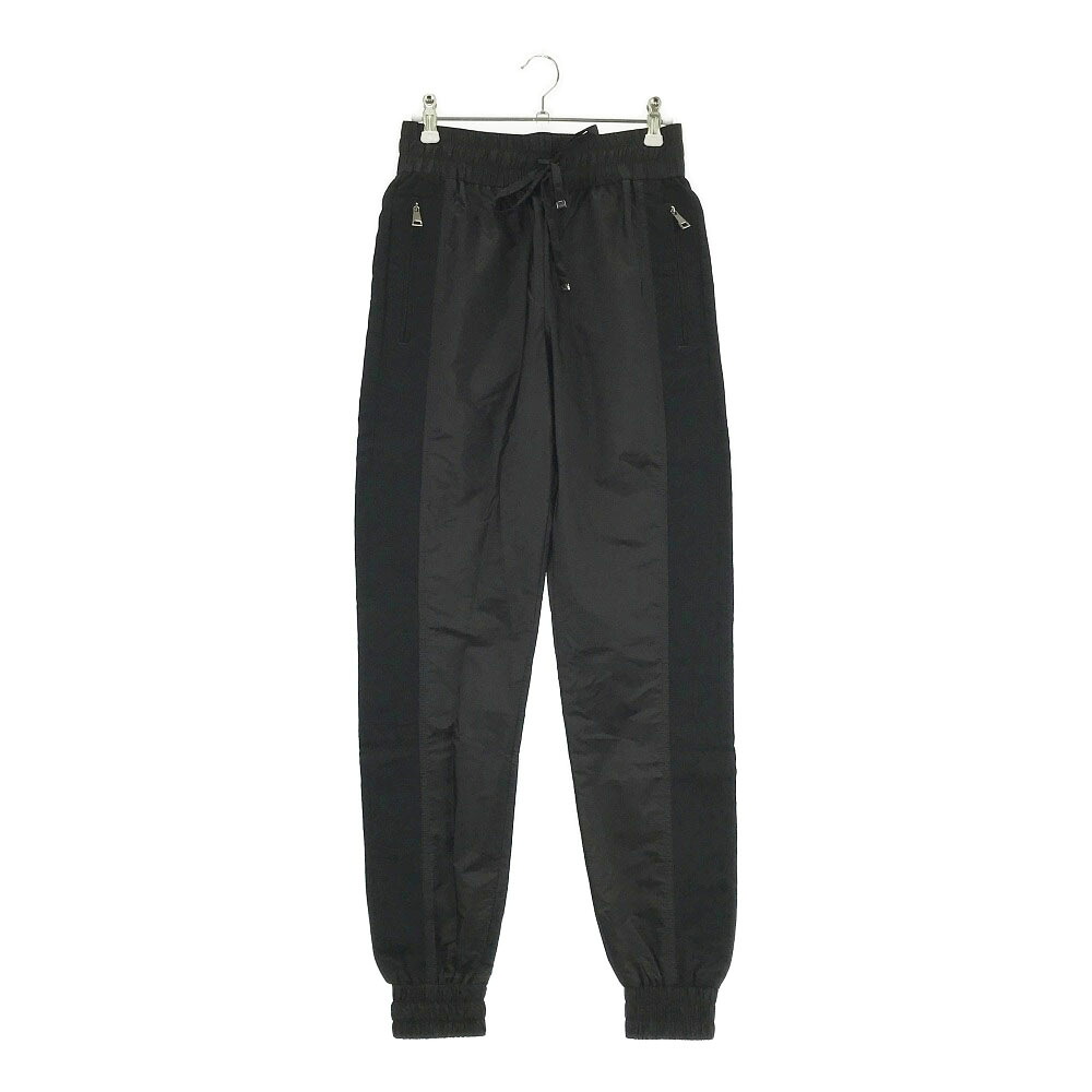 MONCLER モンク軌跡 PANTALONE  TROUSERS ナイロン 生やさしい ズボン下  黒いこと系 38 【中古】レディース