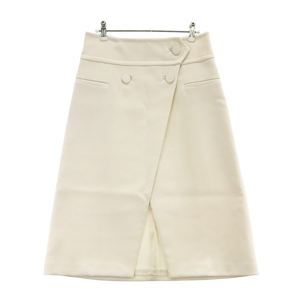 ADORE アドーア ロングスカート ウール混 ベージュ系 38 【中古】レディース