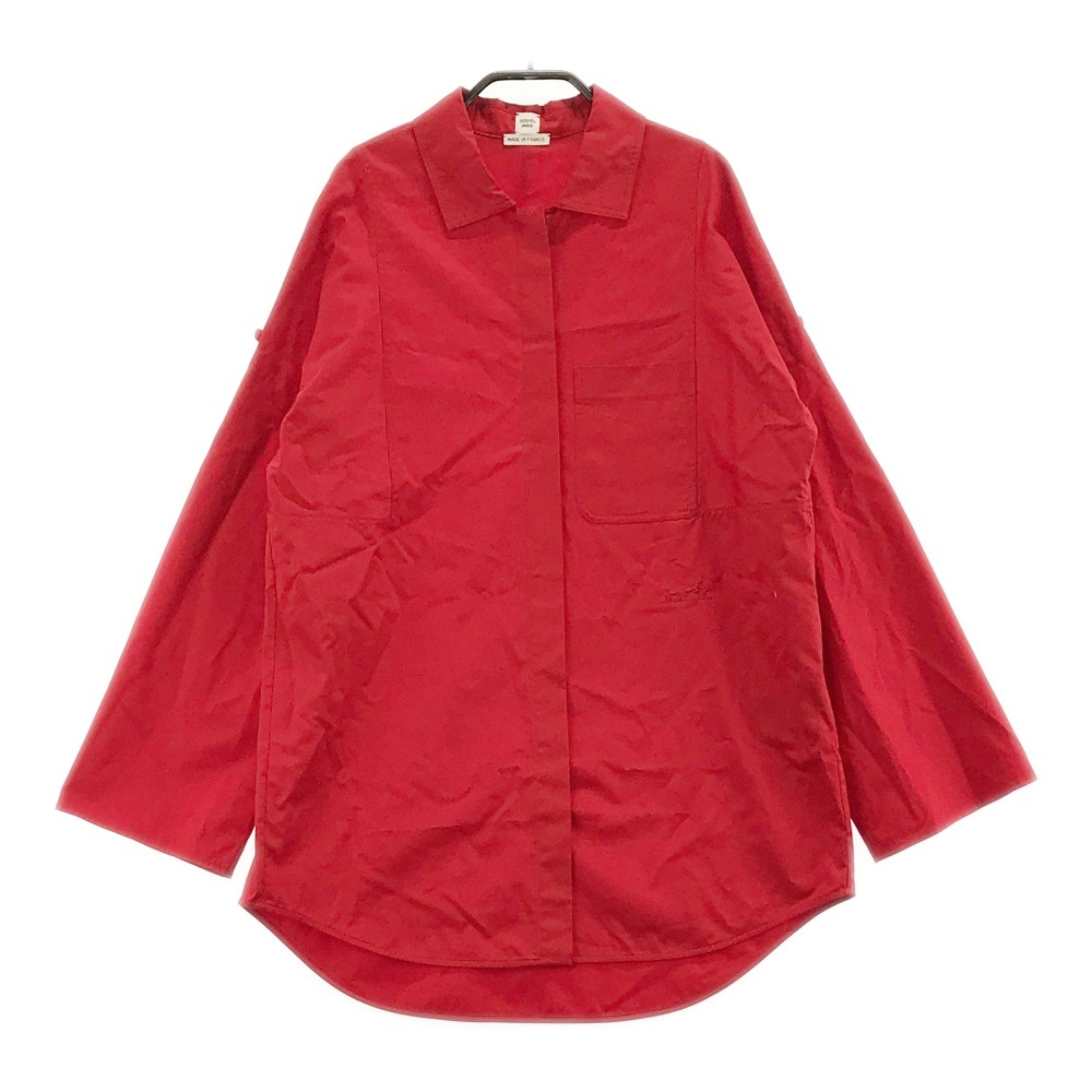 HERMES エルメス 長袖シャツ レッド系 34 【中古】レディース