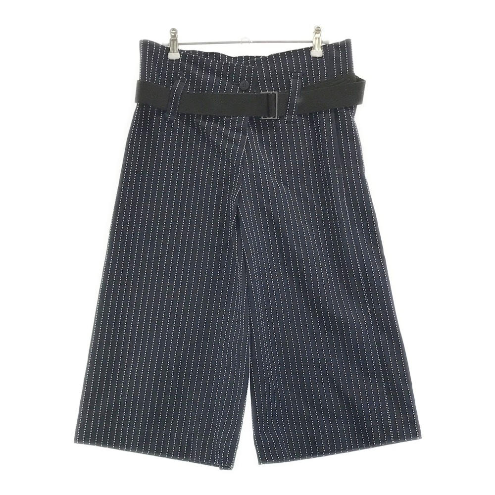 me ISSEY MIYAKE イッセイミヤケ  SASHIKO クロップドパンツ  米国海軍系  【中古】レディース