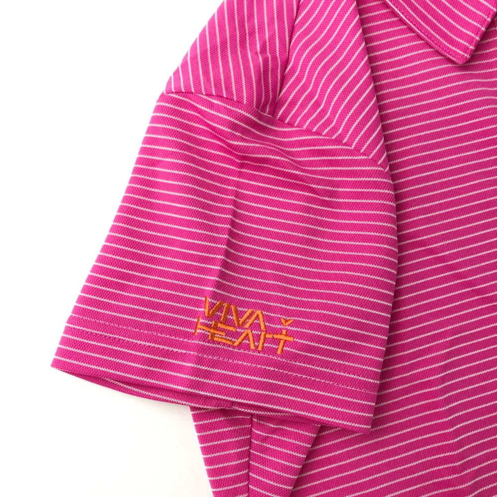 VIVA HEART ビバハート ピンク系 42 半袖ポロシャツ レディース