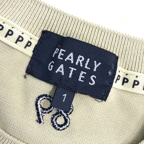 PEARLY GATES パーリーゲイツ ニットセーター 刺繍 長袖 2021年モデル