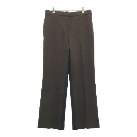 JIL SANDER ジル サンダー ウール混パンツ ブラウン系 36 【中古】レディース