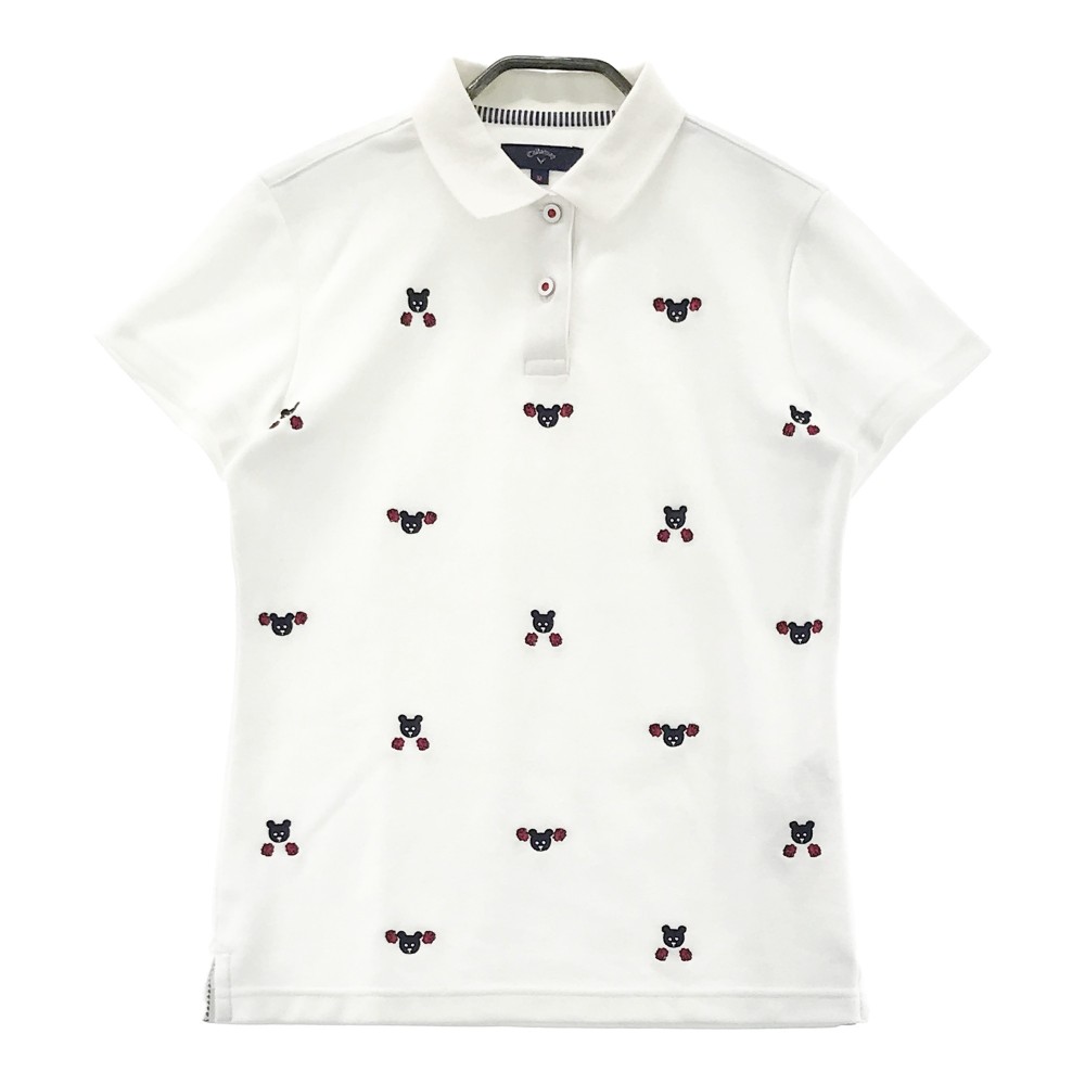 lecoq ゴルフ　シャツ　半袖　刺繍　チェック　Lサイズ　カメレオン