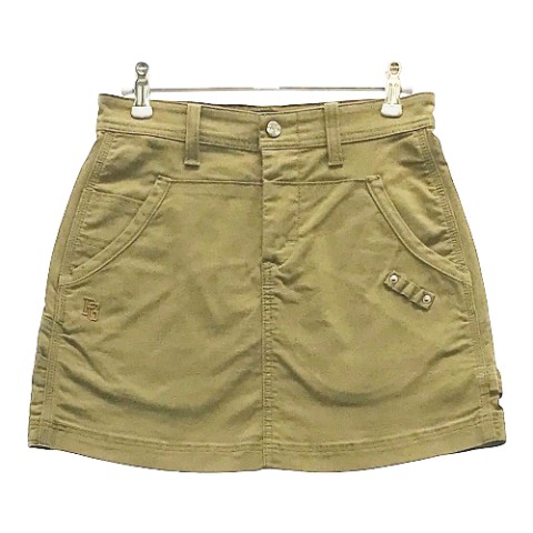 PEARLY GATES パーリーゲイツ &times;Lee ストレッチスカート カーキ系 0 【中古】ゴルフウェア レディース｜中古ゴルフウェア通販STST
