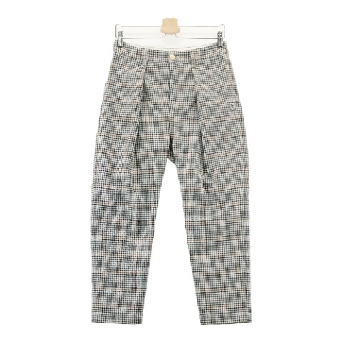 PEARLY GATES パーリーゲイツ ロングパンツ ギンガムチェック柄 マルチカラー ネイビー系 0 【中古】ゴルフウェア レディース｜中古ゴルフウェア通販STST