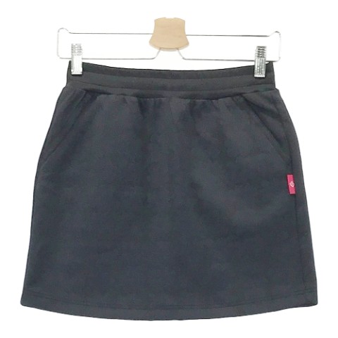 MARIE CLAIRE SPORT マリクレール スポール ストレッチ　スカート 花柄 ネイビー系 S 【中古】ゴルフウェア レディース