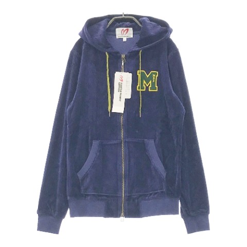 MASTER BUNNY EDITION マスターバニーエディション 159-8262002 ベロアスウェットパーカー ネイビー系 1 【中古】ゴルフウェア レディース|中古ゴルフウェア通販STST
