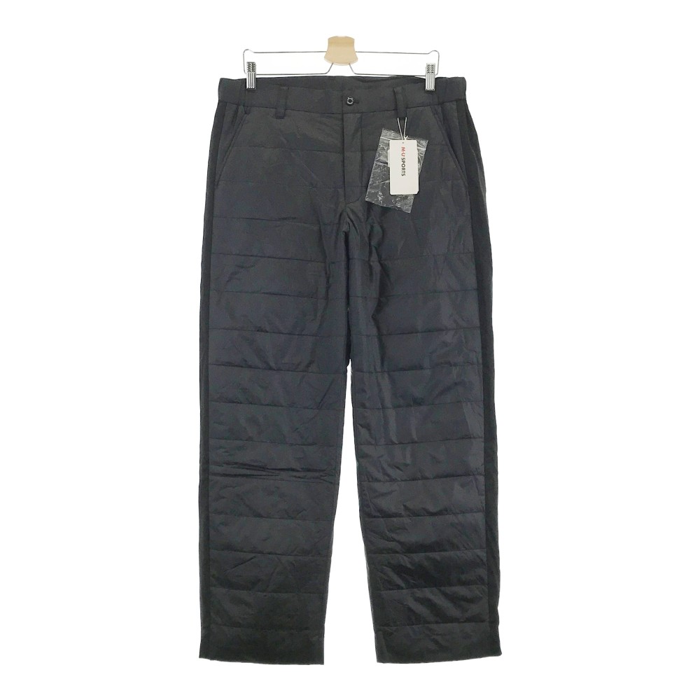 M.U SPORTS エムユースポーツ 中綿裏起毛パンツ ブラック系 56 【中古】ゴルフウェア メンズ|中古ゴルフウェア通販STST