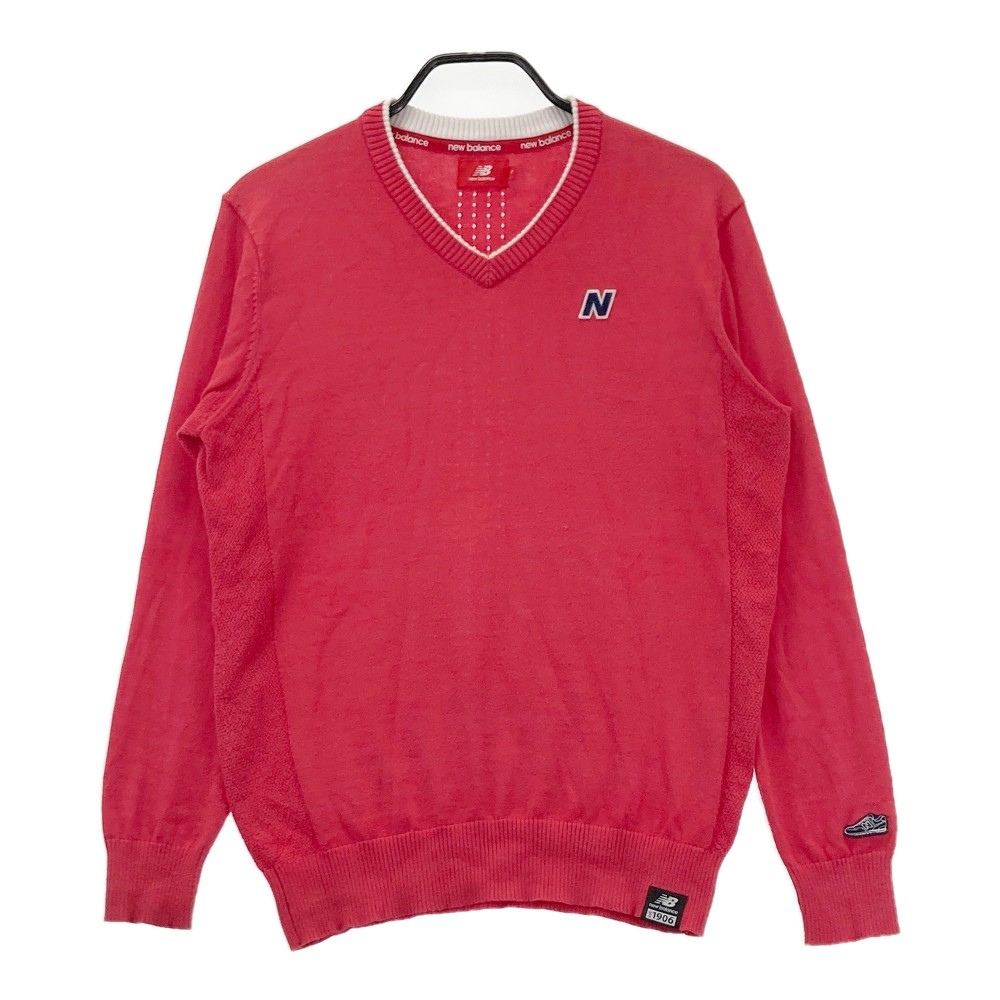 楽天市場】NEW BALANCE GOLF ニューバランス ニットセーター レッド系