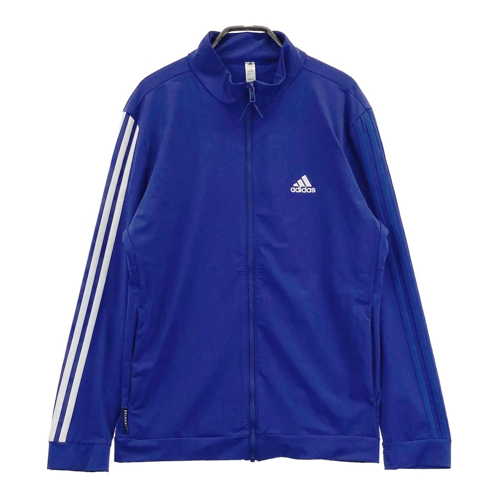 サイズ：M ADIDAS GOLF アディダスゴルフ HB6431 ADICROSS フード付 アノラック ジャケット  ブルー系 [240101439902] ゴルフウェア メンズ ストスト サイズ：M ADIDAS GOLF アディダスゴルフ HB6431 ADICROSS