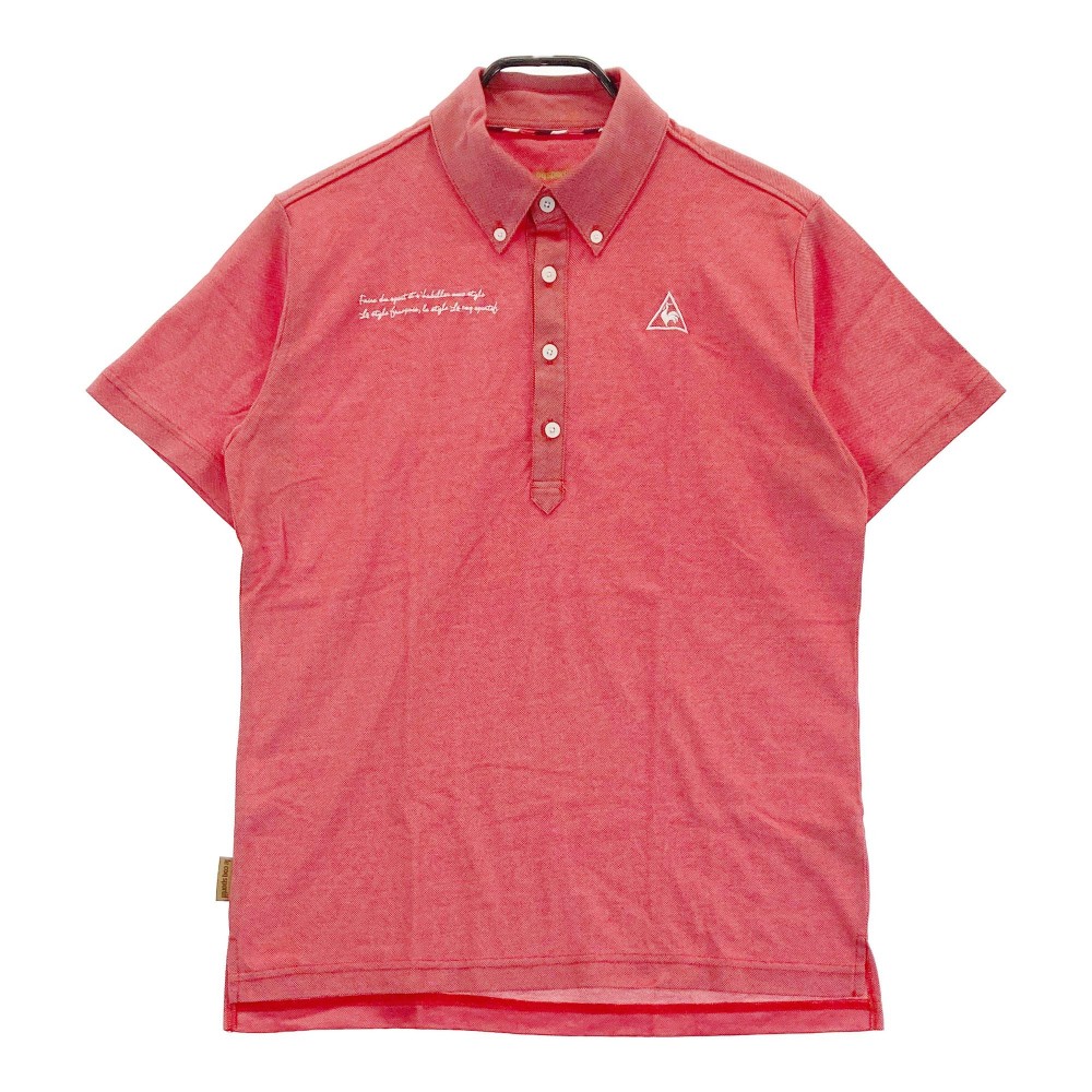 サイズ：M LE COQ GOLF ルコックゴルフ  インナー付 半袖ポロシャツ  レッド系 [240101434068] ゴルフウェア メンズ ストスト 楽天市場】LECOQ GOLF ルコックゴルフ 半袖ポロシャツ レッド系