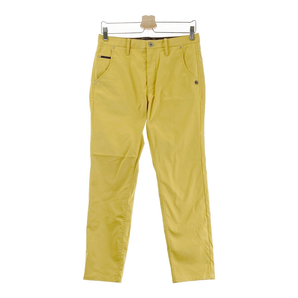 ST ANDREWS セントアンドリュース ストレッチパンツ イエロー系 S 【中古】ゴルフウェア メンズ