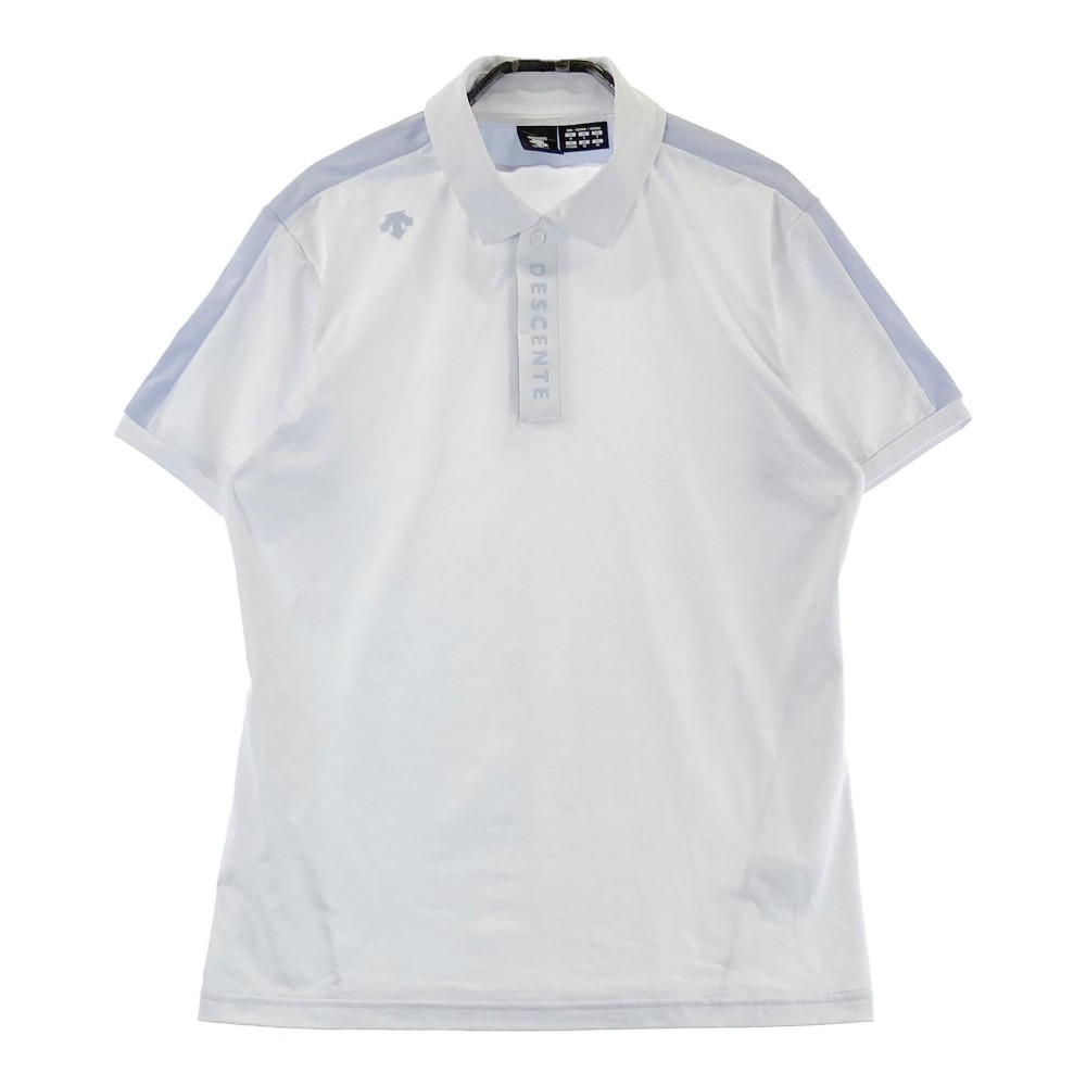 DESCENTE GOLF デサントゴルフ 2023年モデル 半袖ポロシャツ  ホワイト系 M 【中古】ゴルフウェア メンズ
