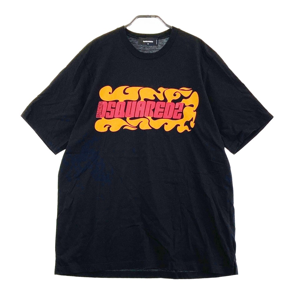 DSQUARED2 ディースクエアード 半袖Tシャツ ブラック系 M 【中古】メンズ|中古ゴルフウェア通販STST