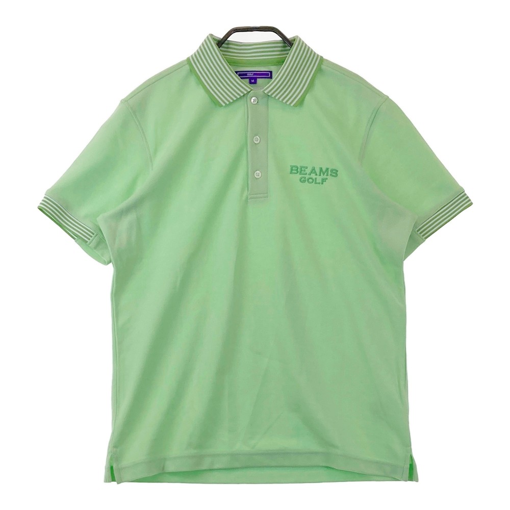 BEAMS GOLF ビームスゴルフ 2023年モデル 半袖ポロシャツ グリーン系 M 【中古】ゴルフウェア メンズ 10,600円