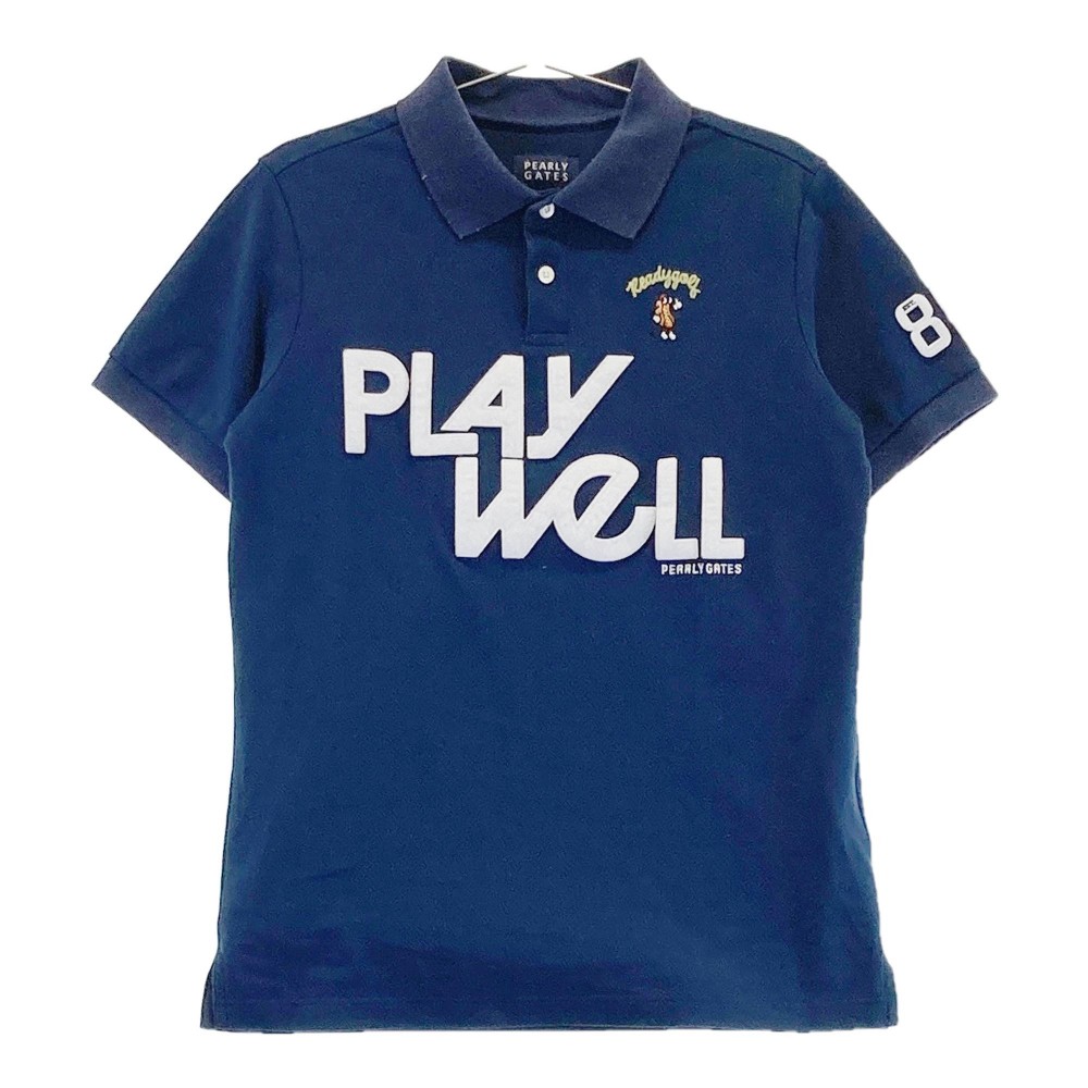 楽天市場】PEARLY GATES パーリーゲイツ 半袖ポロシャツ ネイビー系 3