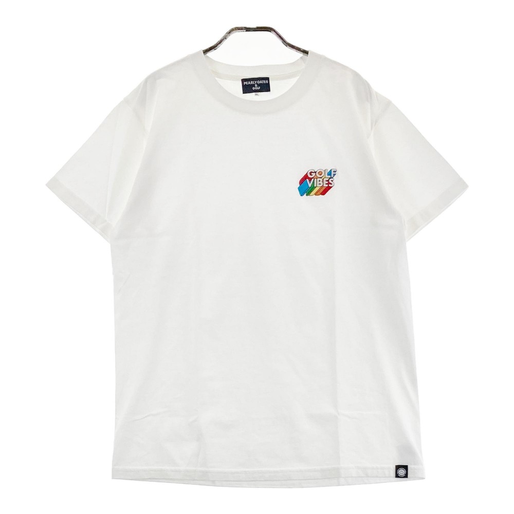 PEARLY GATES パーリーゲイツ 2023年モデル 半袖Tシャツ ホワイト系 XL 【中古】ゴルフウェア メンズ|中古ゴルフウェア通販STST