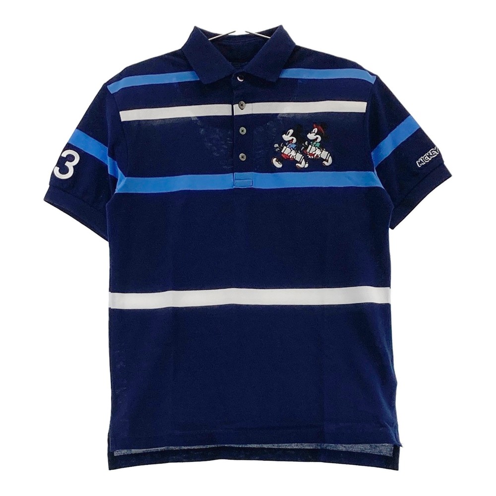 新品未使用　パーリーゲイツ　ミッキーマルチカラー半袖ポロシャツ　サイズM 新品未使用パーリーゲイツミッキーマルチカラー半袖ポロシャツサイズM