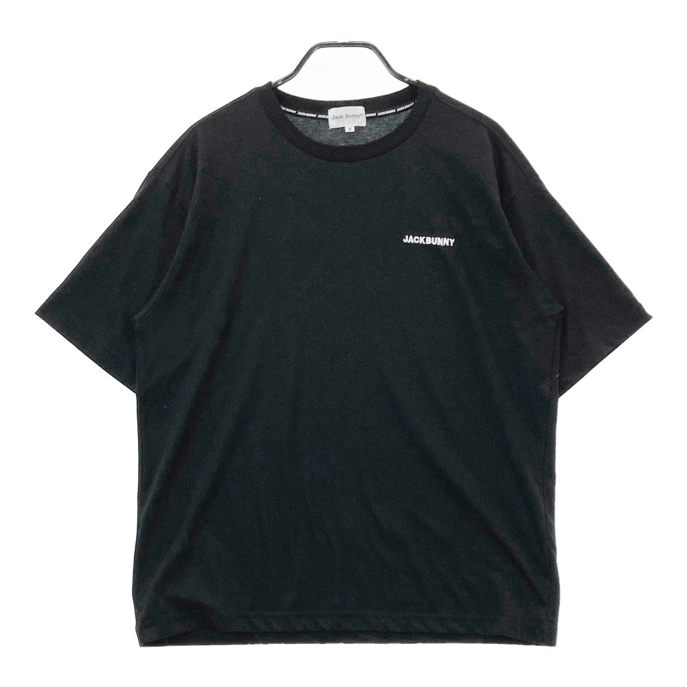 JACK BUNNY ジャックバニー 2022年モデル 半袖Tシャツ ブラック系 5 【中古】ゴルフウェア メンズ