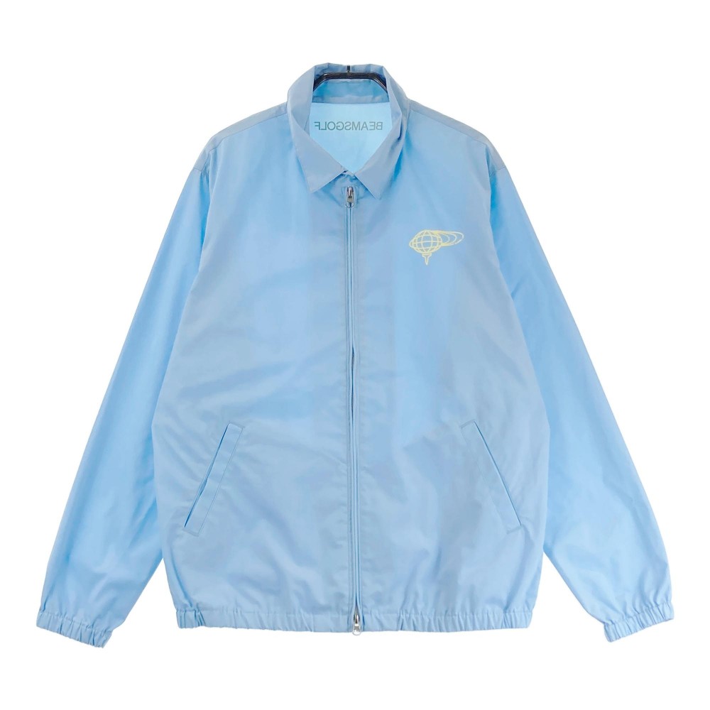 ビームスゴルフ☆2way 中綿 ダブルジップ ジャケット レッド系 Mサイズ