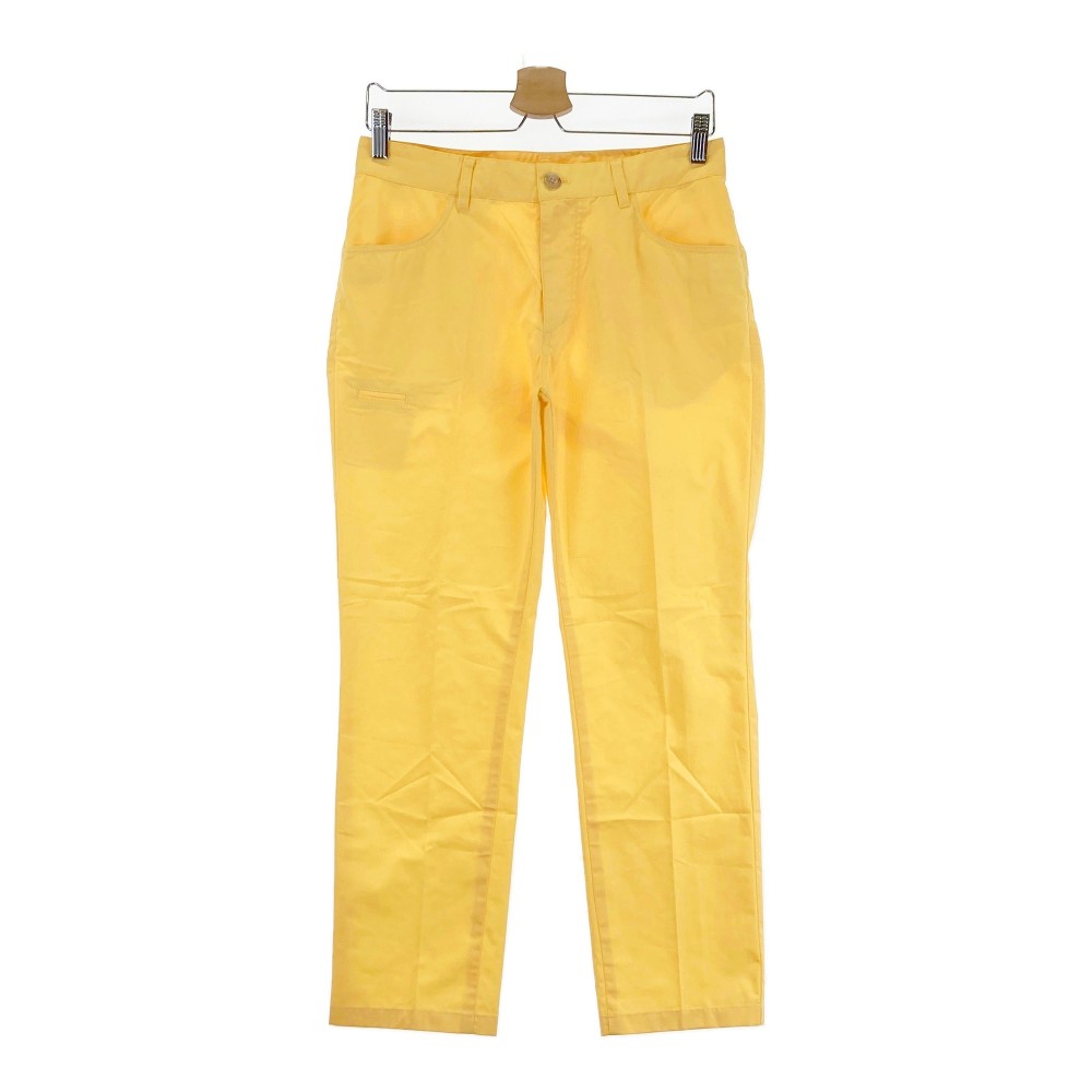 BEAMS GOLF ビームスゴルフ ストレッチパンツ イエロー系 S 【中古】ゴルフウェア メンズ