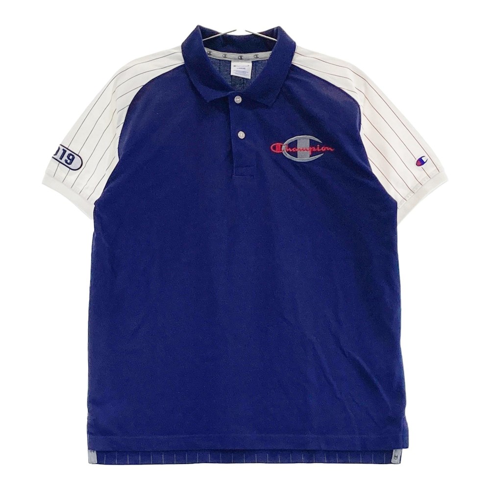 楽天市場】CHAMPION GOLF チャンピオンゴルフ 半袖ポロシャツ ネイビー