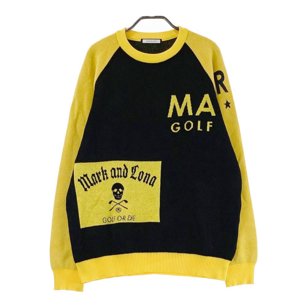 MARK&LONA マークアンドロナ ニットセーター ブラック系 50 【中古