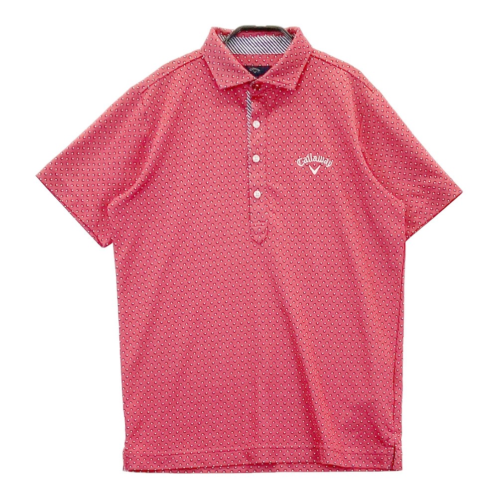 楽天市場】CALLAWAY キャロウェイ 半袖ポロシャツ レッド系 L 【中古