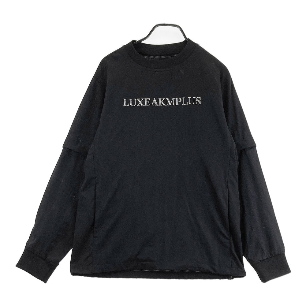 LUXEAKMPLUS(SS) リュクスエイケイエムプラス 2023年モデル 2WAY 長袖ブルゾン ブラック系 XL 【中古】ゴルフウェア メンズ|中古ゴルフウェア通販STST