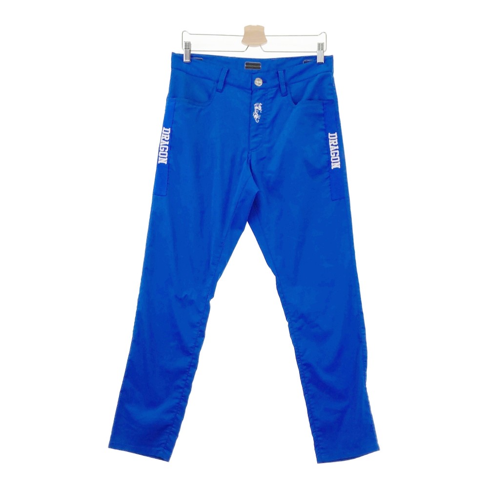 DANCE WITH DRAGON ダンスウィズドラゴン パンツ ブルー系 2 【中古】ゴルフウェア メンズ