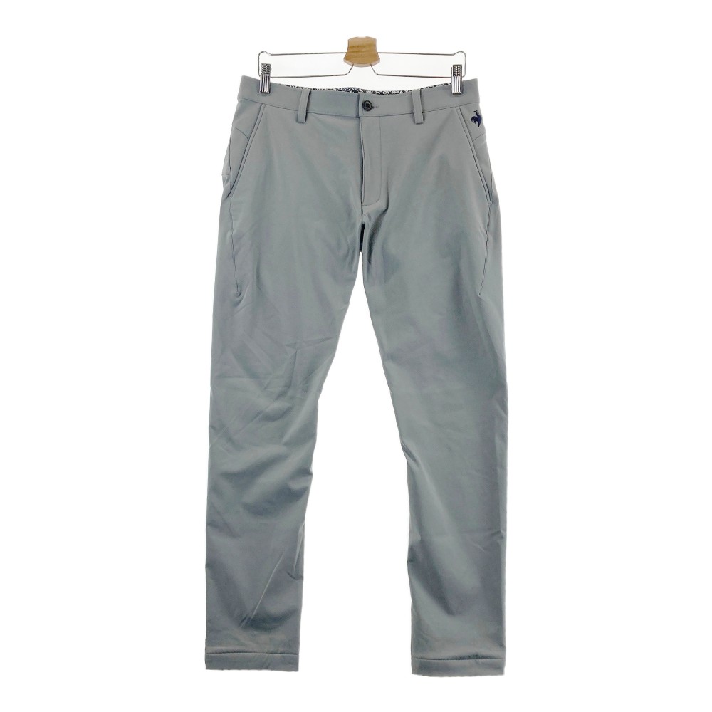 LECOQ GOLF ルコックゴルフ 裏起毛 ストレッチパンツ グレー系 85 【中古】ゴルフウェア メンズ