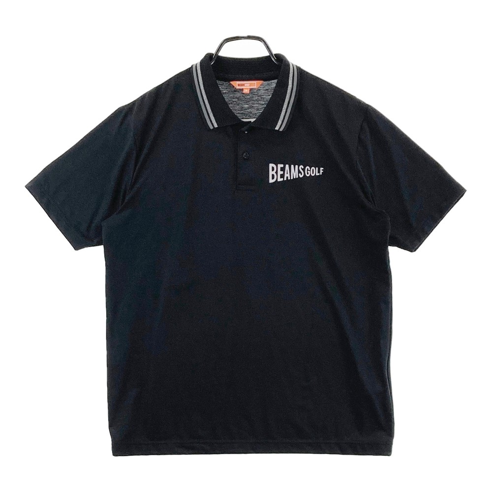 BEAMS GOLF ビームスゴルフ 2023年モデル 半袖ポロシャツ ブラック系 M 【中古】ゴルフウェア メンズ
