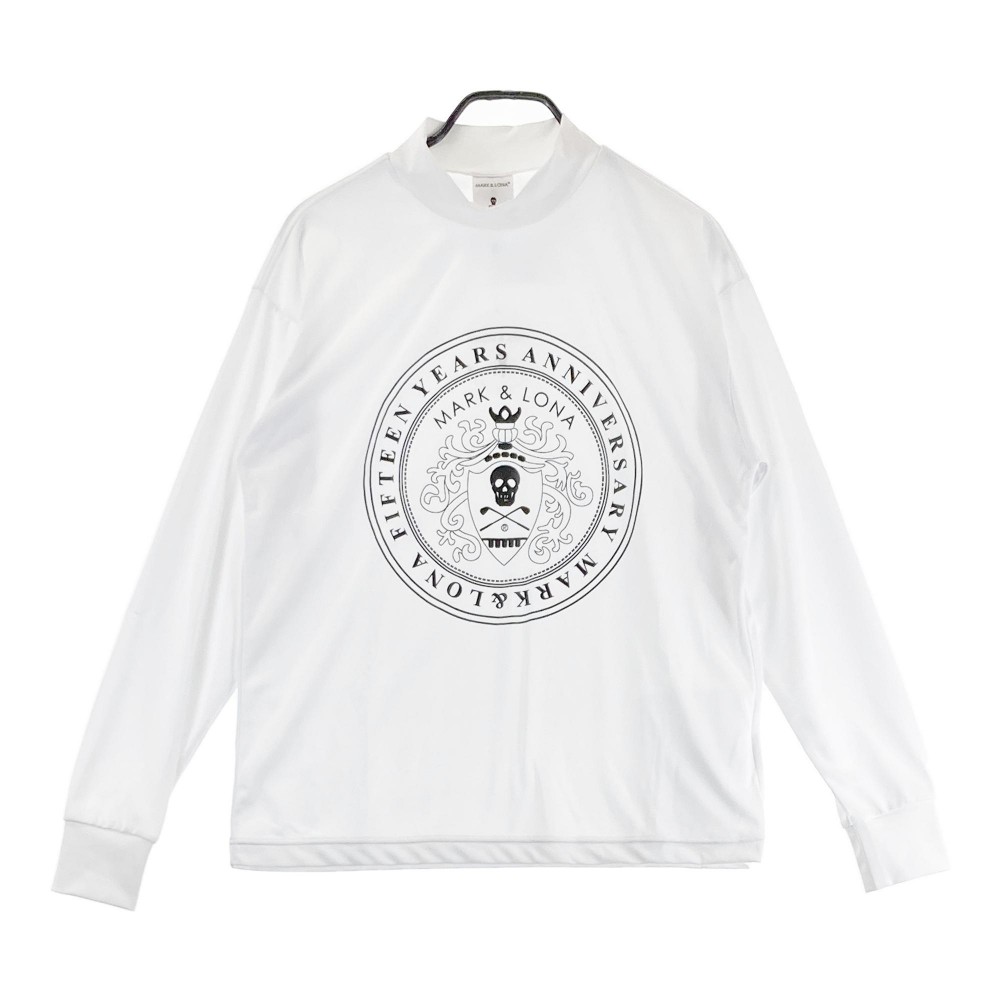 MARK&LONA マークアンドロナ 2023年モデル モックネック 長袖 Tシャツ ホワイト系 46 【中古】ゴルフウェア メンズ｜中古ゴルフウェア通販STST 21,252円
